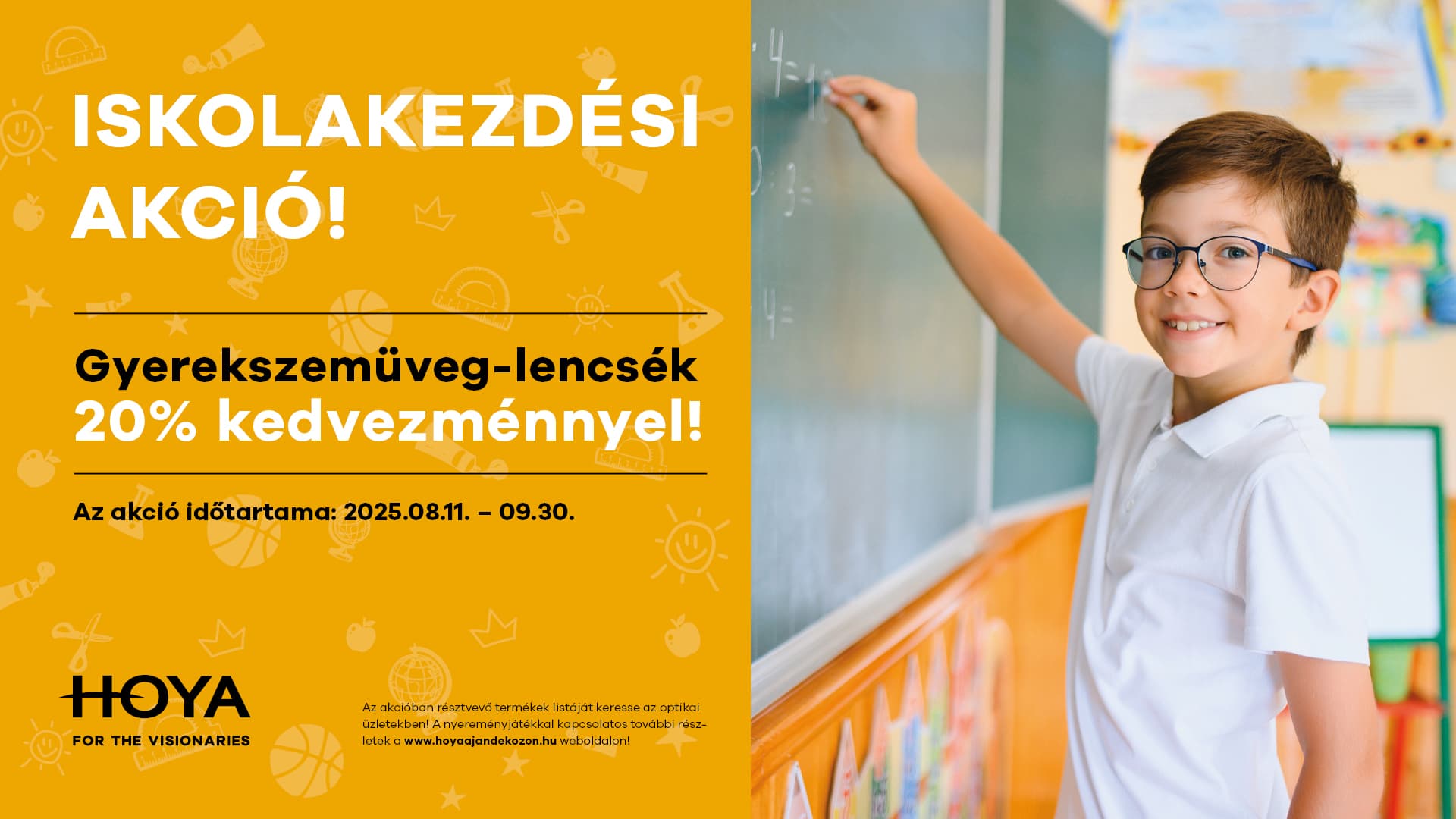 Iskolakezdési akció és nyereményjáték
