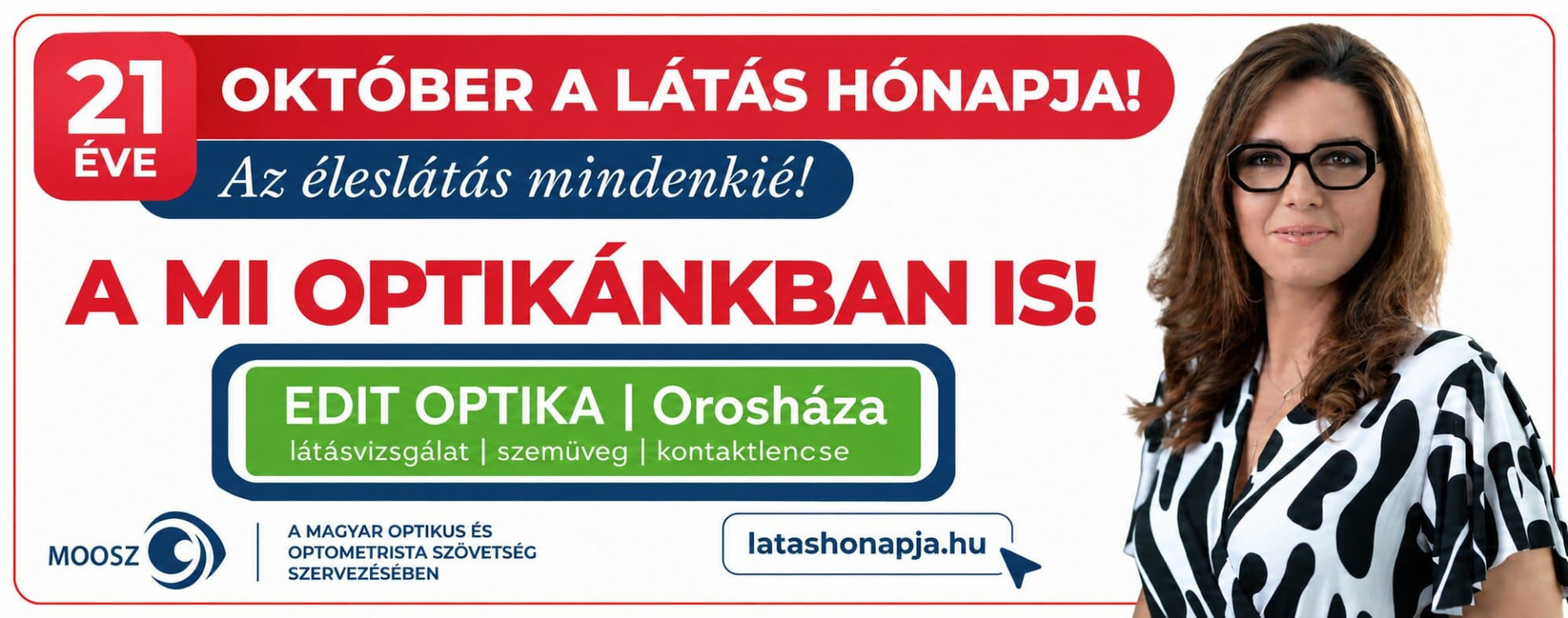 Október a Látás Hónapja – mikor ellenőriztette utoljára a látását?