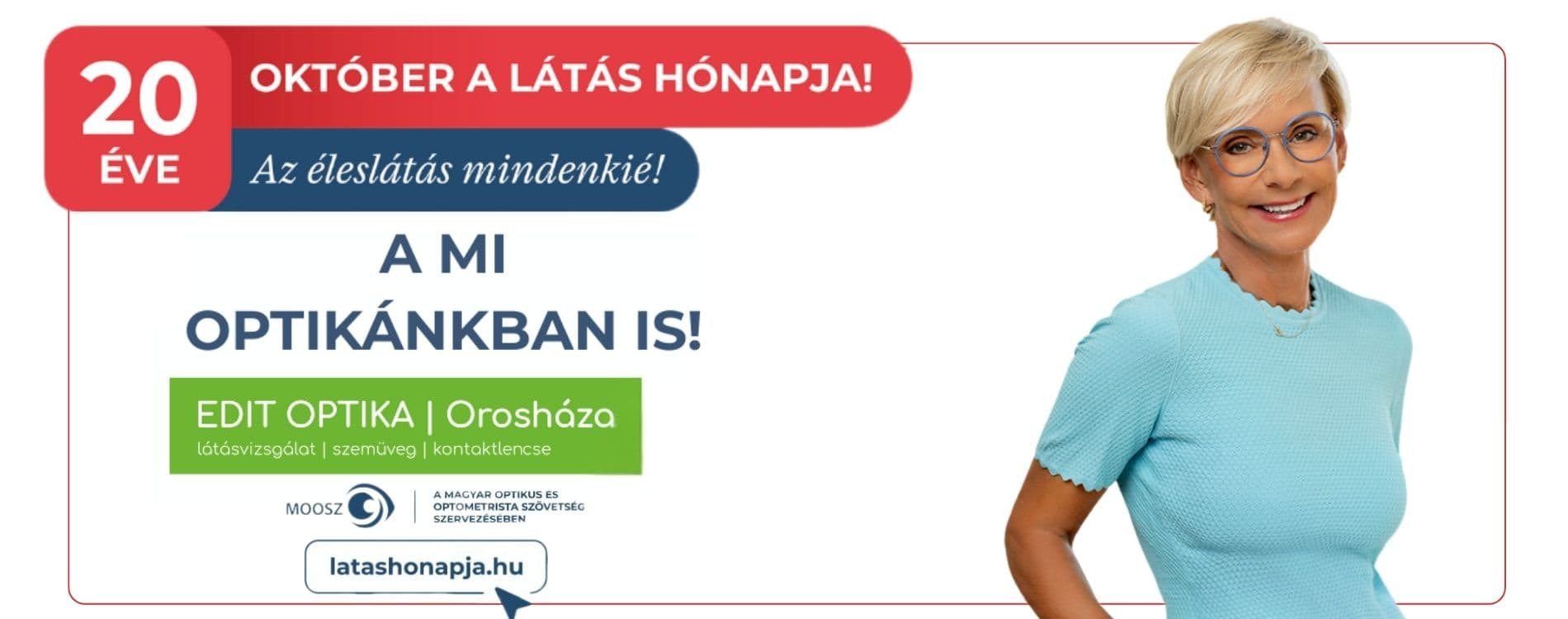 Október a Látás Hónapja – közösen az élesebb látásért